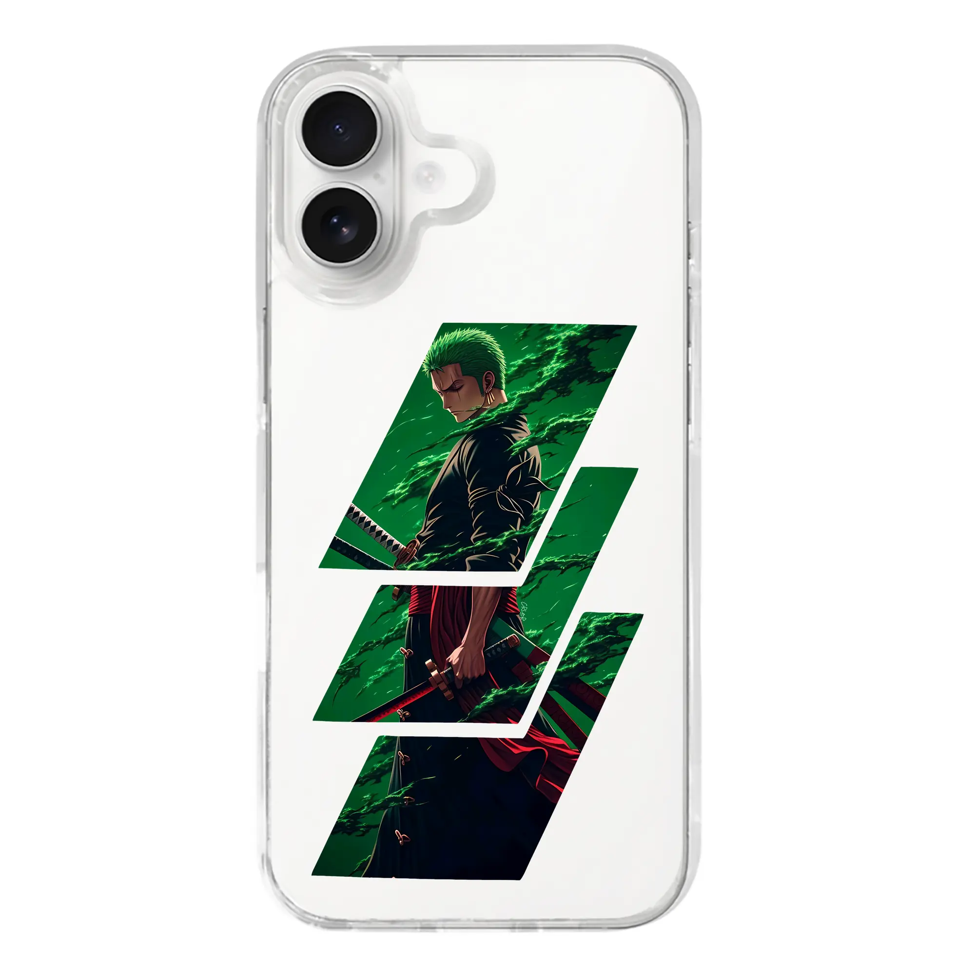 ワンピース グッズ ロロノア・ゾロ - iPhone 17シリーズ 透明スマホケース – 薄型・耐衝撃・精密フィット保護カバー